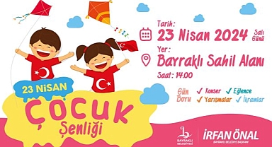 Bayraklı’da 23 Nisan coşkusu yaşanacak