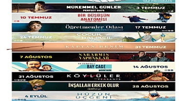 Açık havada sinema keyfi başlıyor