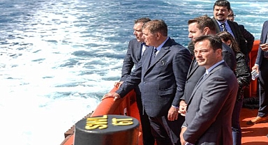  Aliağa'da liman bölgesini inceledi