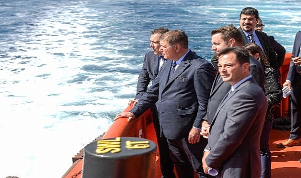 Aliağa'da liman bölgesini inceledi