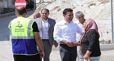 Bayraklı'da yol yenileme çalışmaları hız kesmiyor