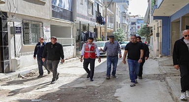 Başkan Önal, asfalt çalışmalarını yerinde inceledi