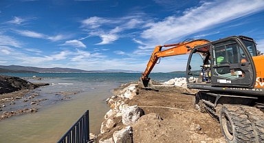 Yarımada’daki derelerden 100 bin ton malzeme çıkarıldı