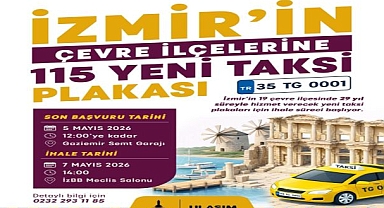 İzmir’in çevre ilçelerine 115 yeni taksi geliyor