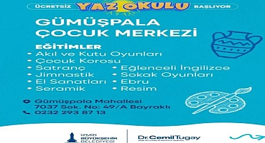 İzmirli çocuklar için renkli yaz tatili
